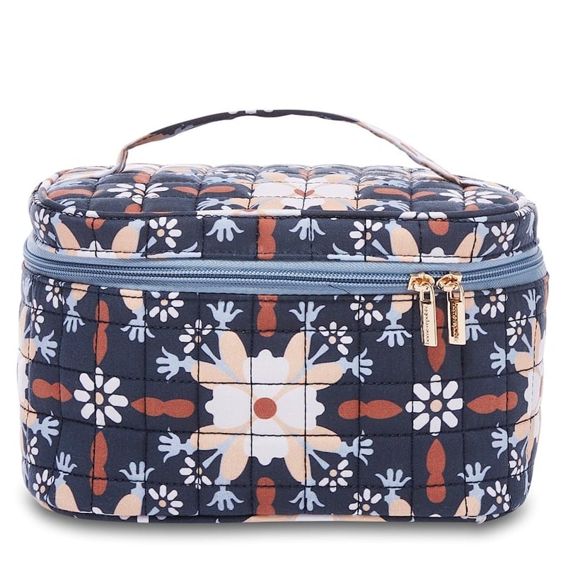 Welcome Home Navy Cosmetic Bags 