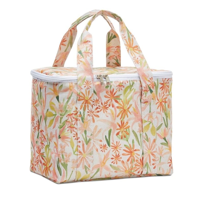Golden Sky Floral Lunch Bag
