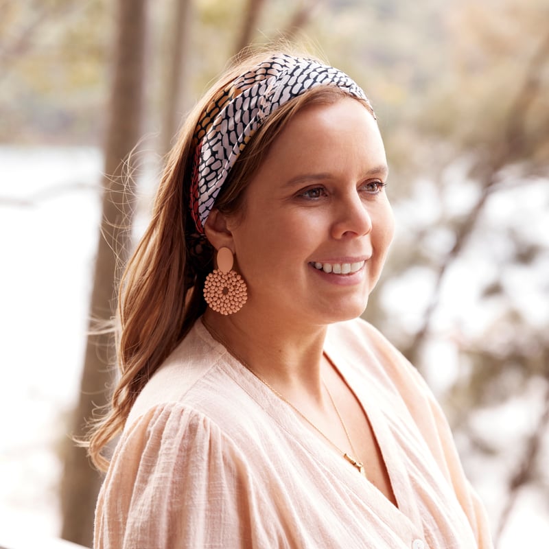 Miimi + Jiinda Lowanna Earth Silk Scarf