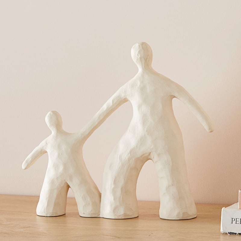 Roman Pair White Statue