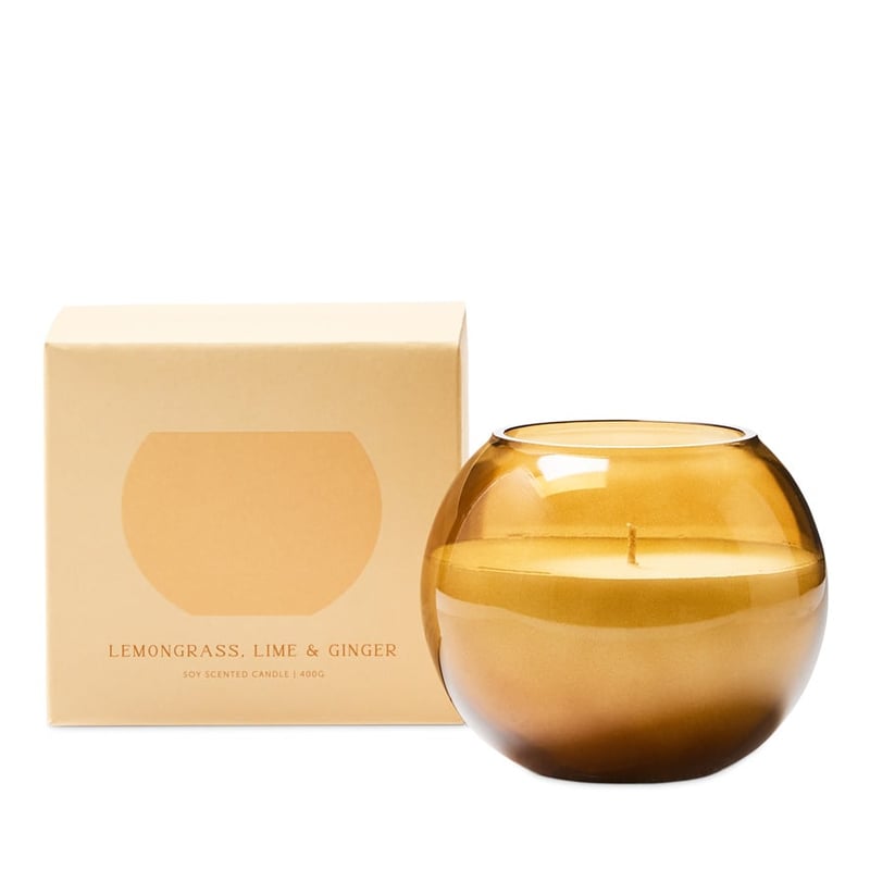 Sphere Lemongrass, Lime & Ginger Candle 400g