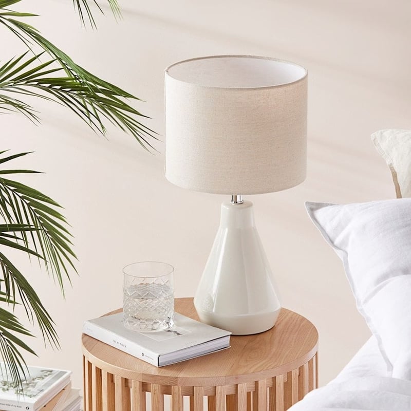 Brook Ivory & Natural Table Light