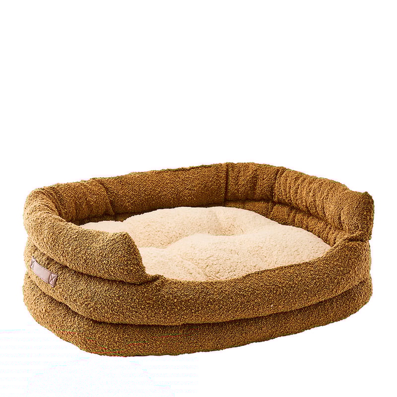 Ziggy Cedar Boucle Pet Bed