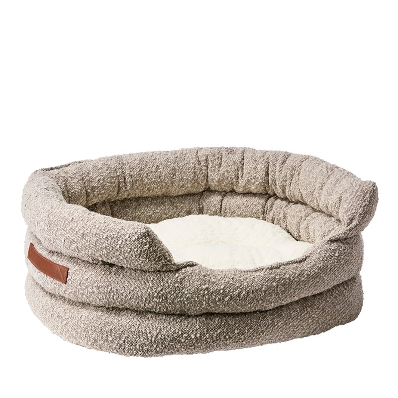 Ziggy Corduroy Dove Boucle Pet Bed