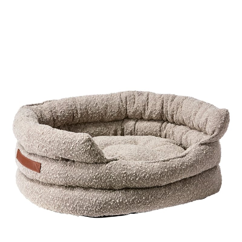 Ziggy Corduroy Dove Boucle Pet Bed