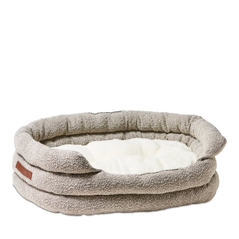 Ziggy Corduroy Dove Boucle Pet Bed