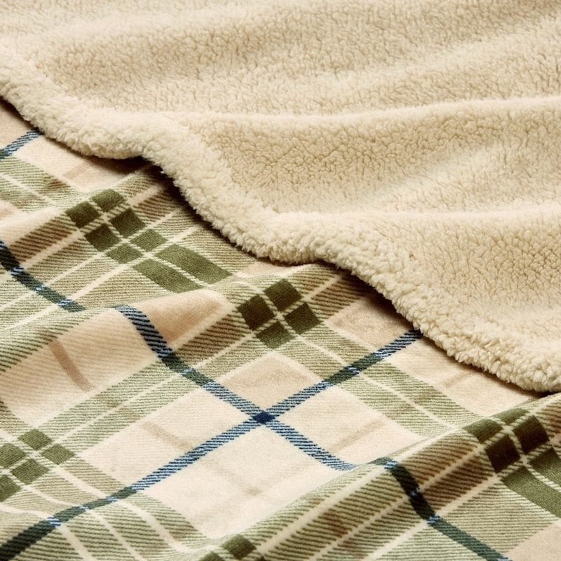 Maisy Biscuit & Forest Check Pet Blanket