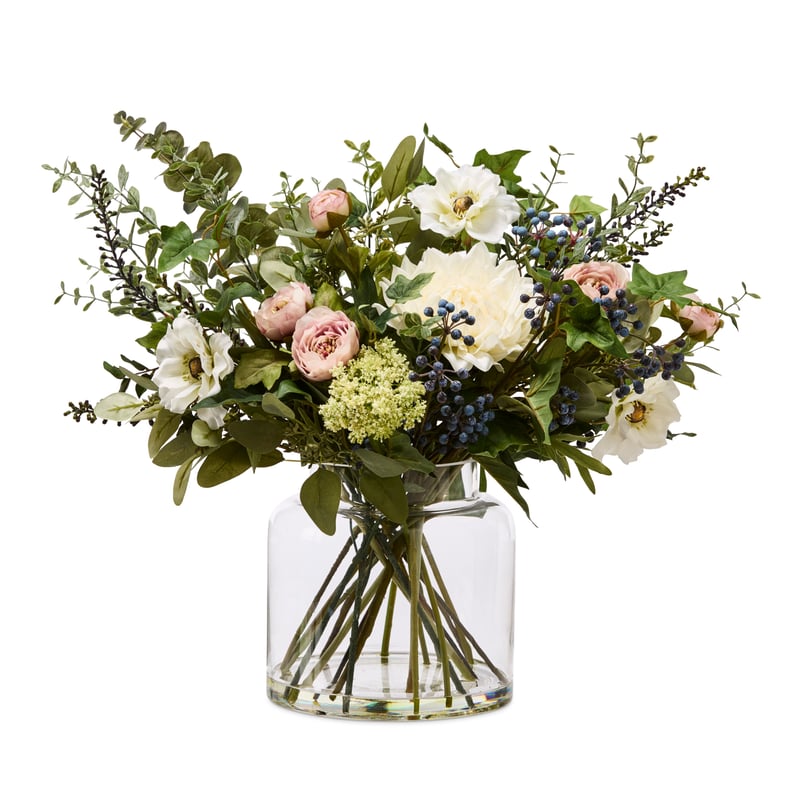 Fleurs dans l'eau Green Peony Dahlia