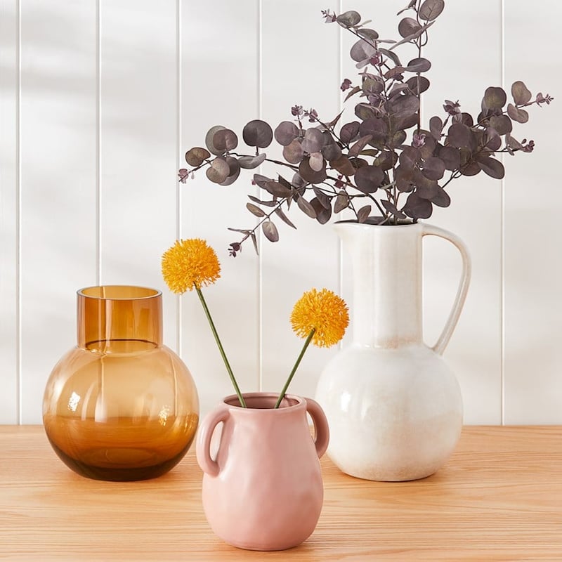 Balloon Dark Amber Glass Vase