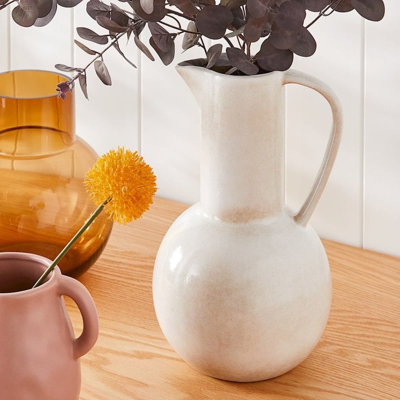 Blue Illusion White Vessel Vase