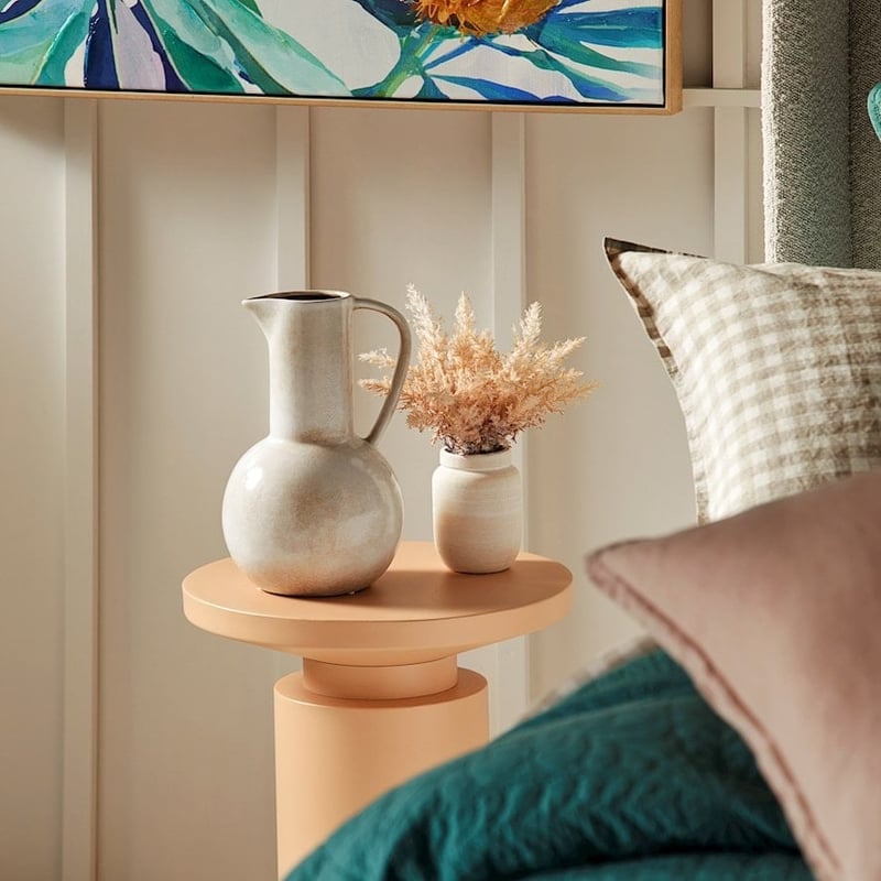 Blue Illusion White Vessel Vase