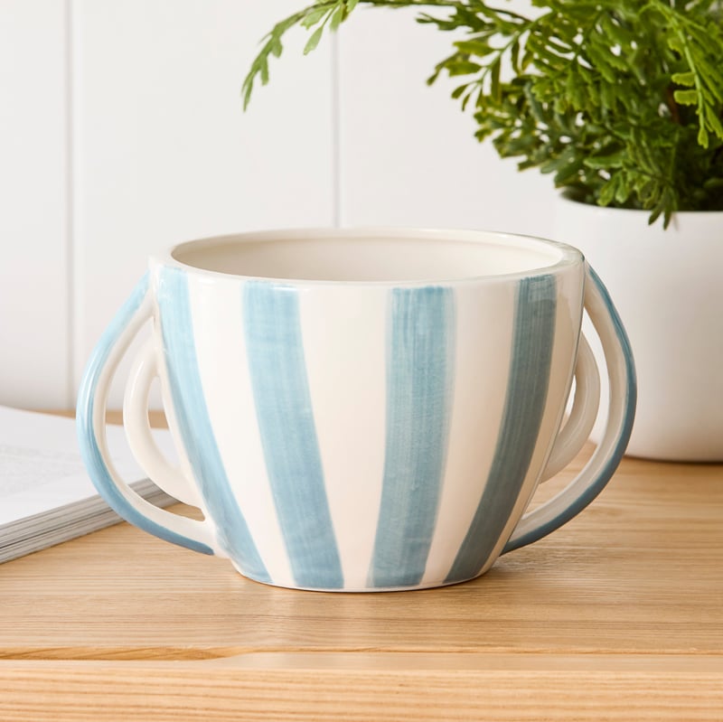 Bambini Blue Stripe Vase Collection