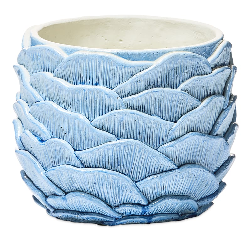 Oyster Blue Shell Pot