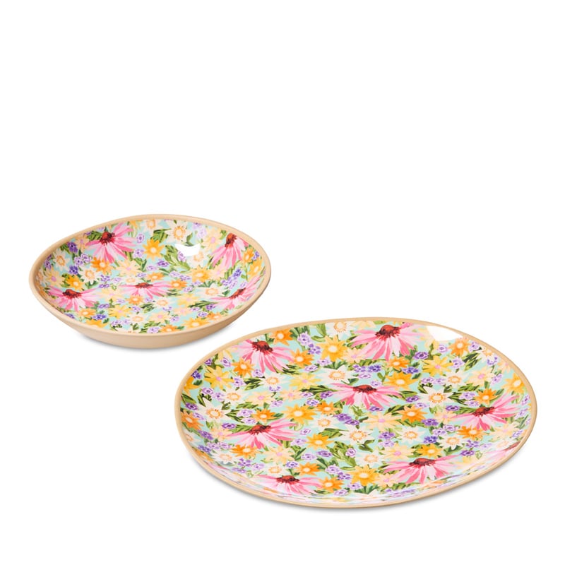 In Bloom Calendula Melamine Servingware