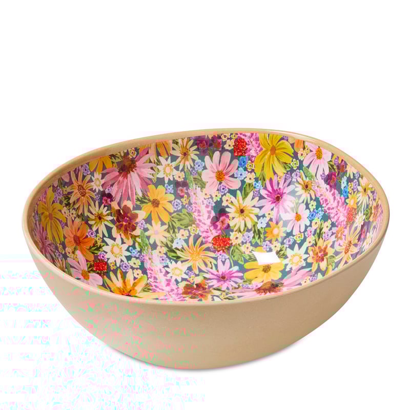 In Bloom Snapdragon Melamine Servingware