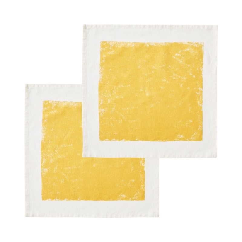Marbella Mustard Napkins Pack of 2