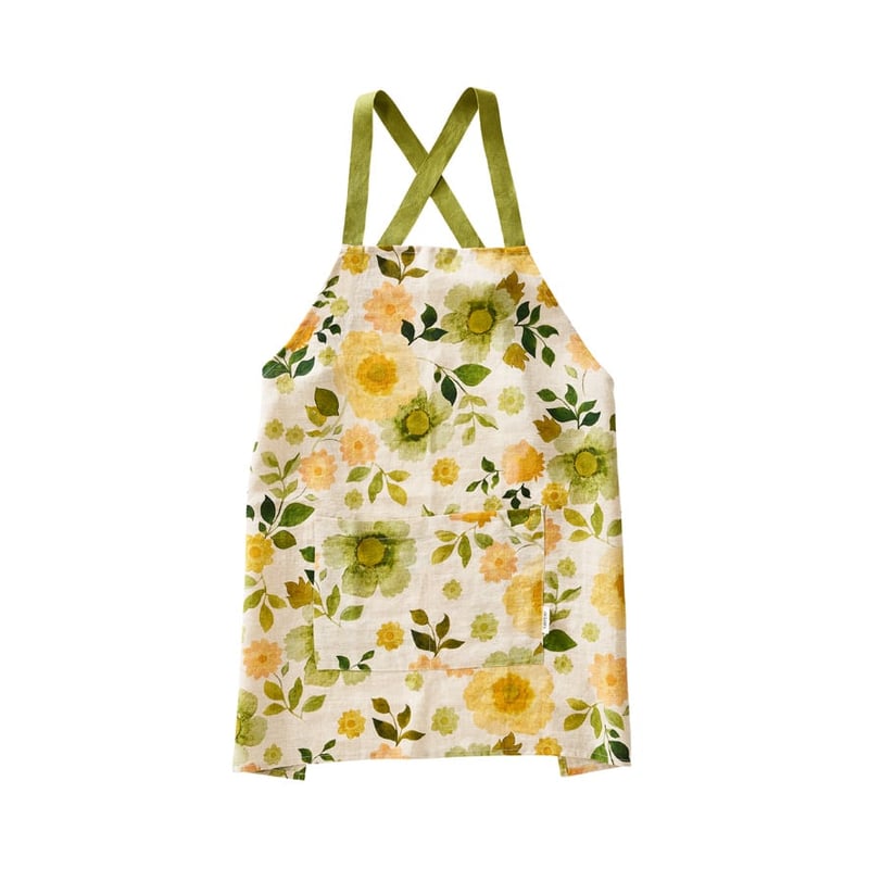 Botanist Natural Floral Apron