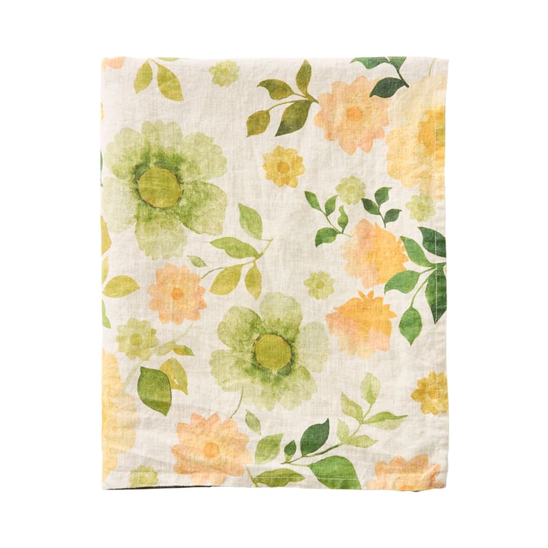Botanist Natural Floral Tablecloth