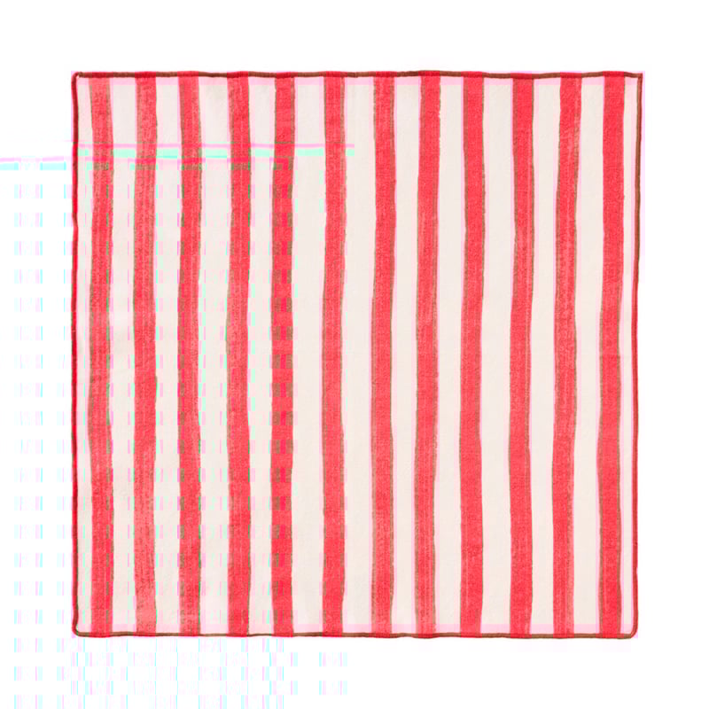 Jordana Hot Pink Stripe Napkins Pack of 2