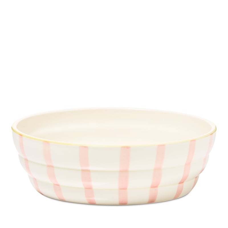 Mediterranean Pink Stripe Salad Bowl