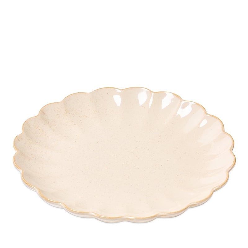 Adeline Scallop Natural Servingware