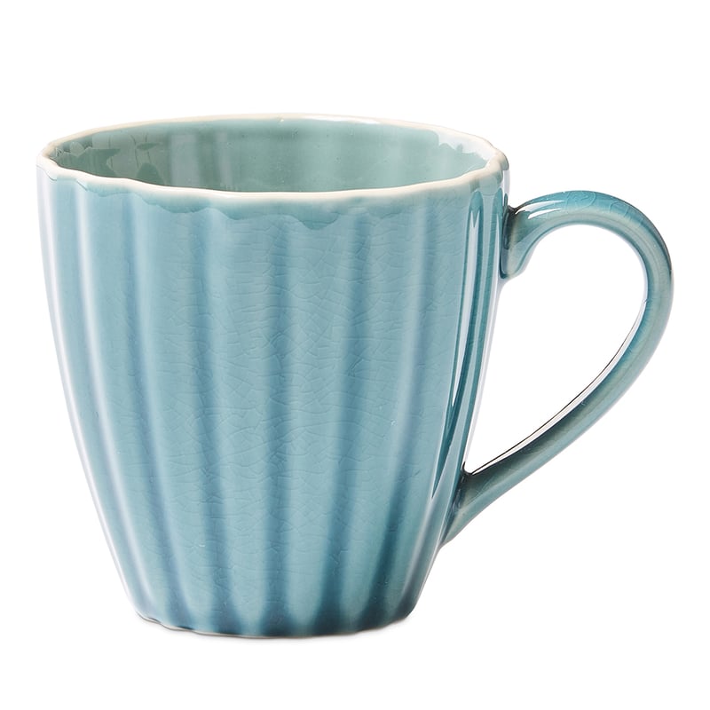 Adeline Scallop Teal Servingware