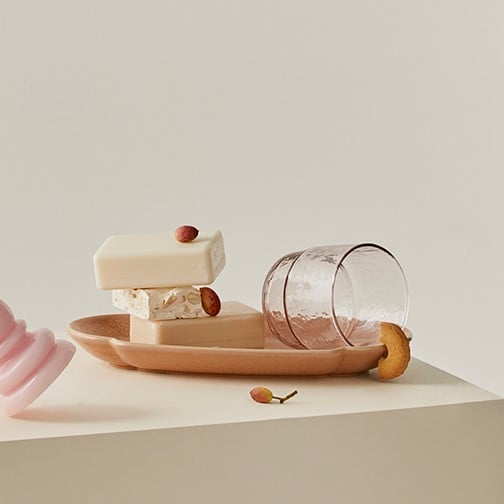 Florence Dusty Pink Platter