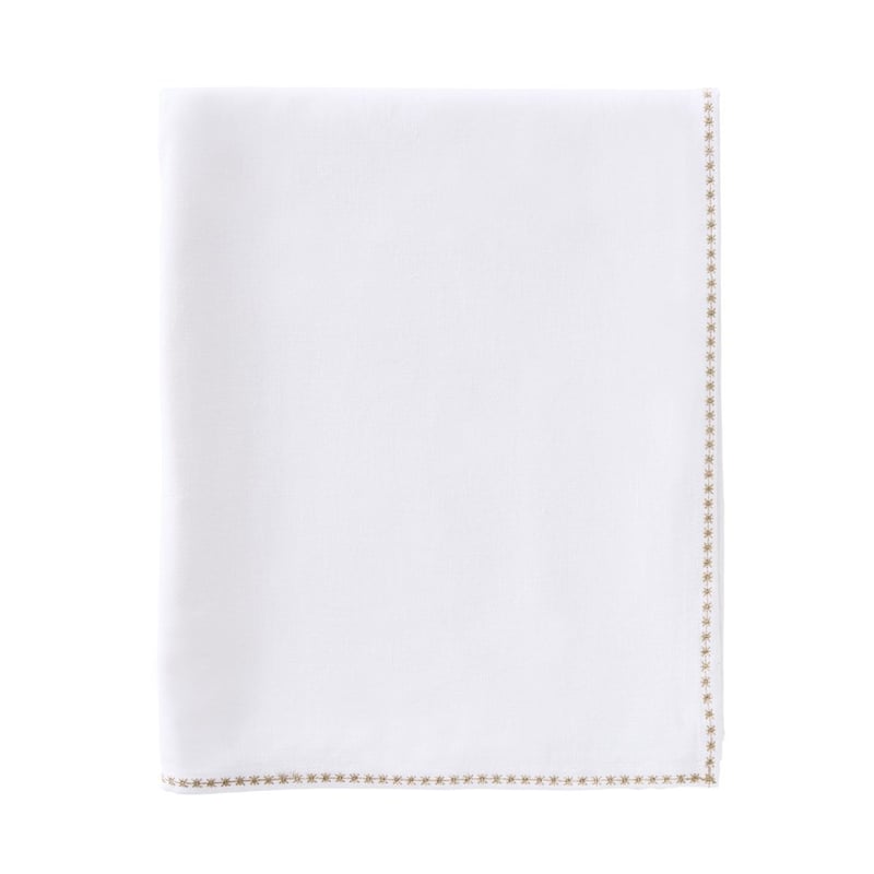 Santorini White Tablecloth