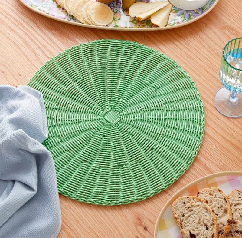 Tribeca Green Placemat 2 Pack
