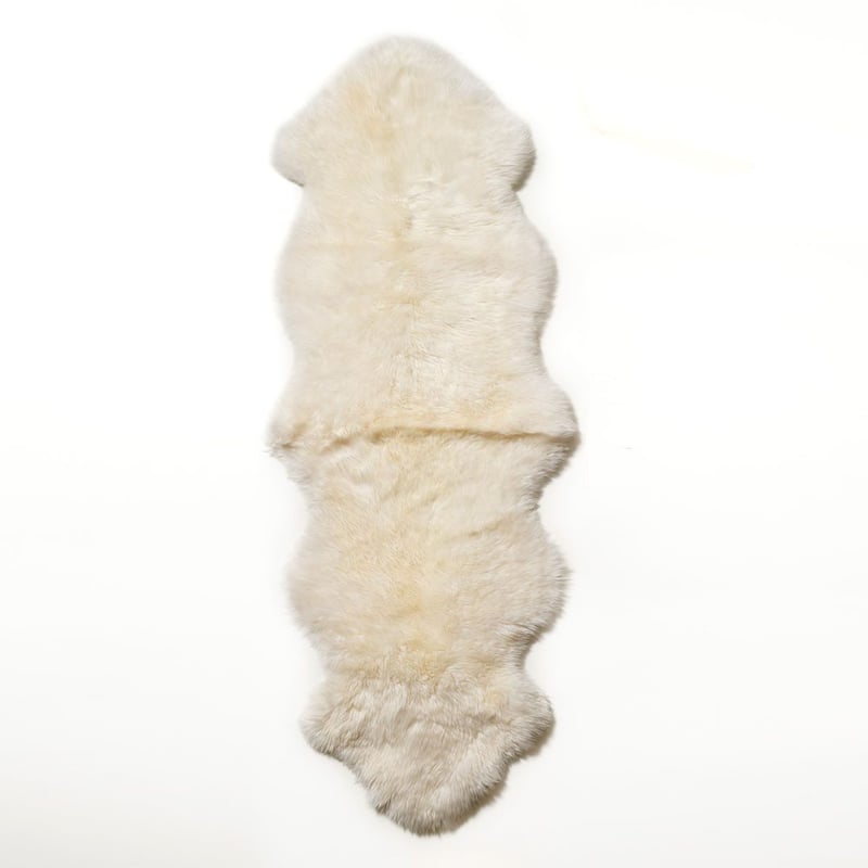 Ivory Sheepskin Double