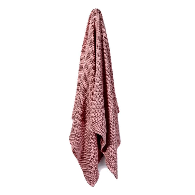 European Collection Antalya Dusty Pink Throw