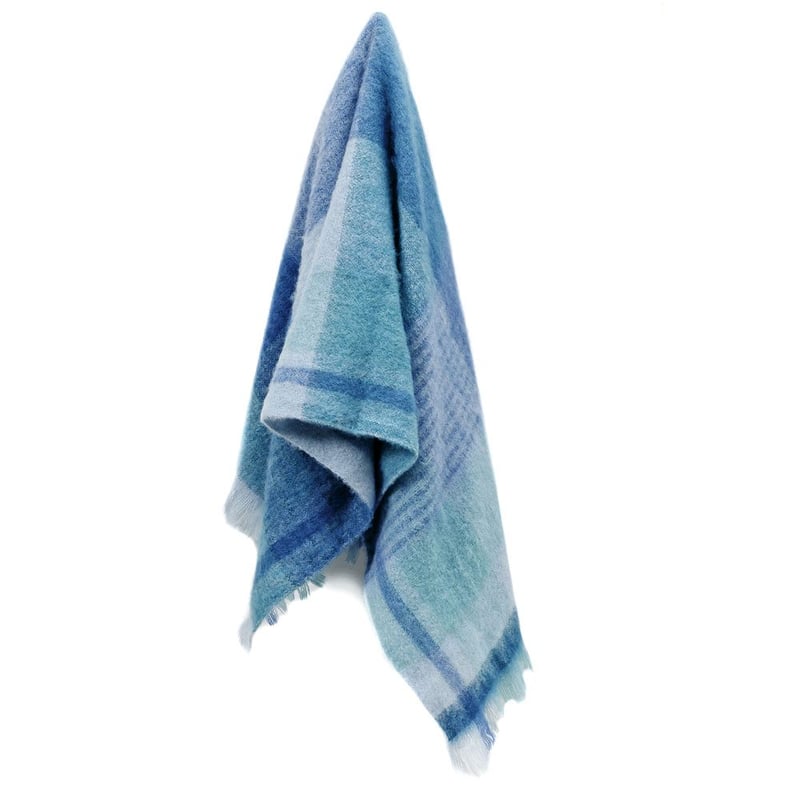 Mohair Neptune Throw