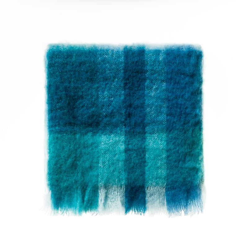 Mohair Neptune Throw