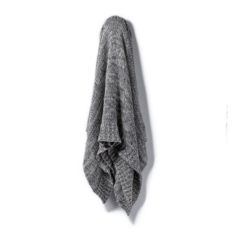 Sierra Dark Grey Marle Throw
