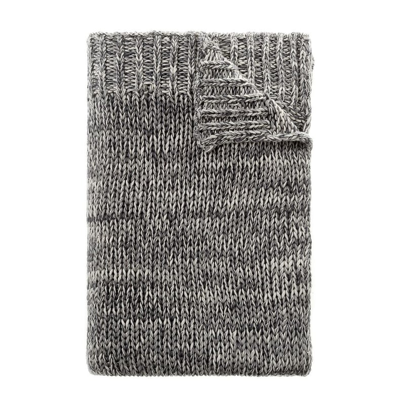 Sierra Dark Grey Marle Throw