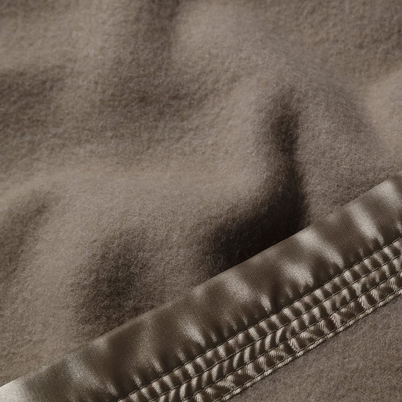Australian Wool Mocha Blanket