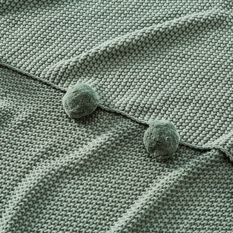 Pom-Pom Lily Pad Throw