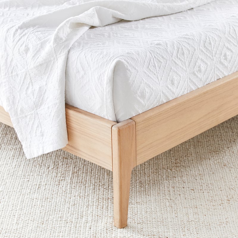 Stonewash White Blanket