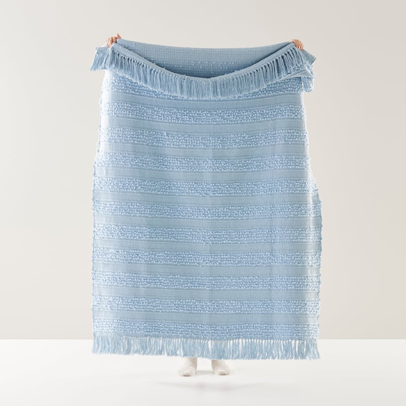 Somerset Blue Throw