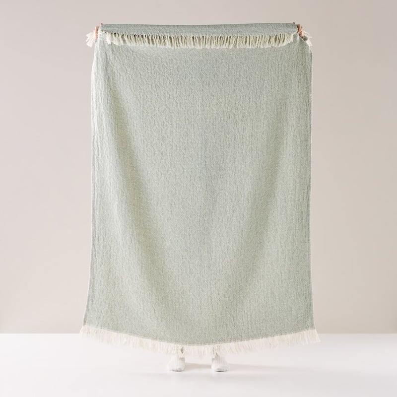 European Green Frome Throw