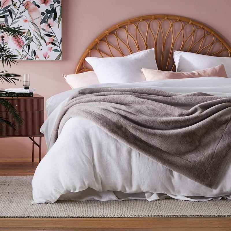 Astoria Fawn Fur Throw