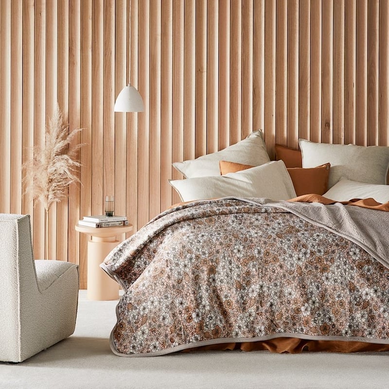 Sherpa Winter Bloom Blanket