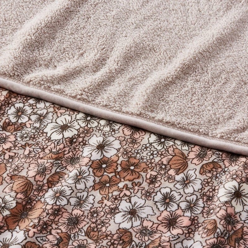 Sherpa Winter Bloom Blanket