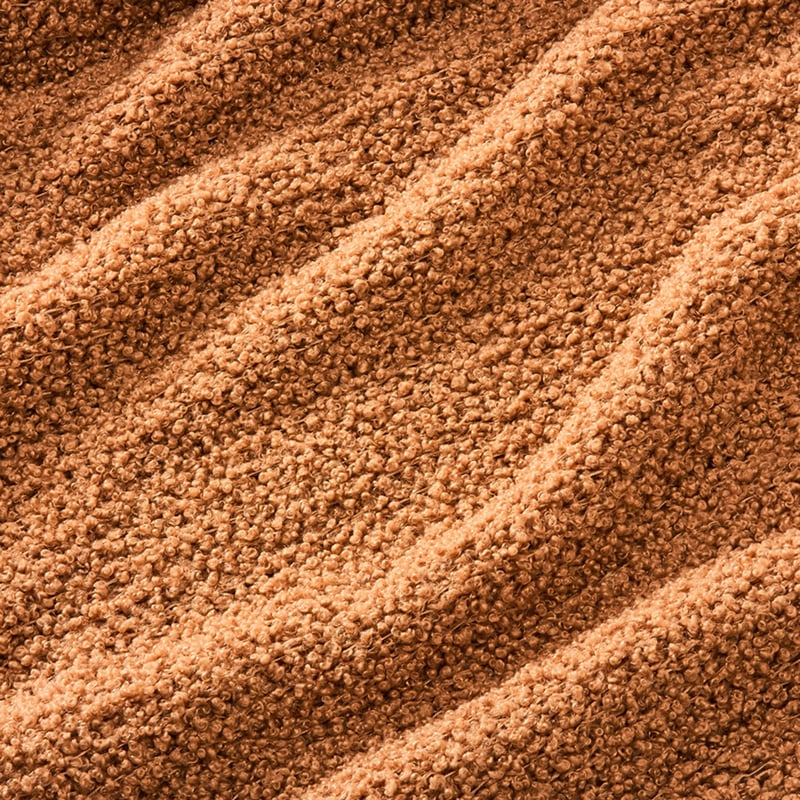 Manhattan Caramel Boucle Throw