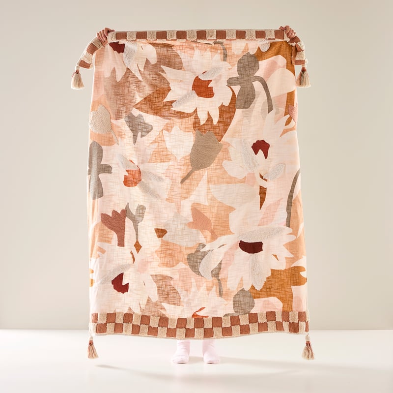 Kimmy Hogan Paper Daisies Throw