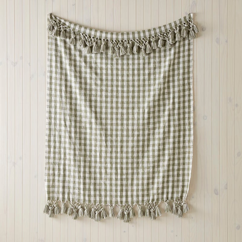 Zola Forest & White Throw