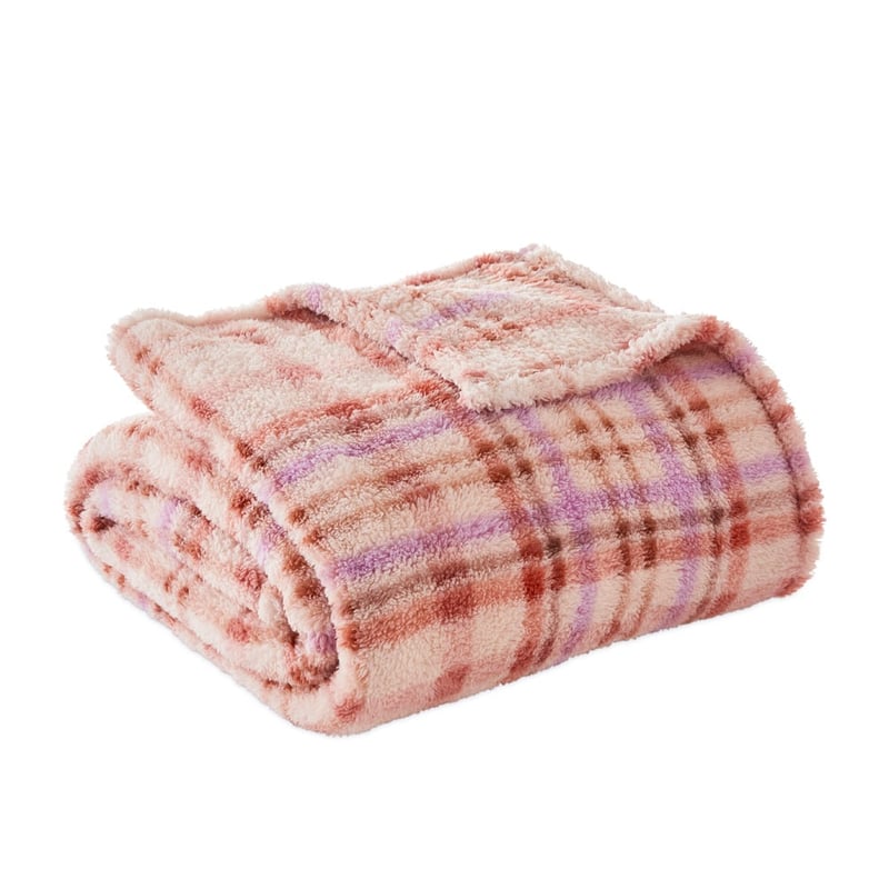 Cloud Sunset Check Blanket