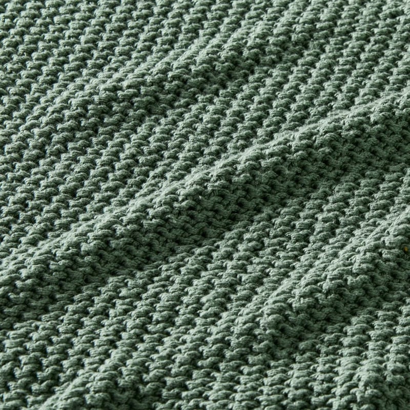 Hallstatt Basil Chunky Knit Throw