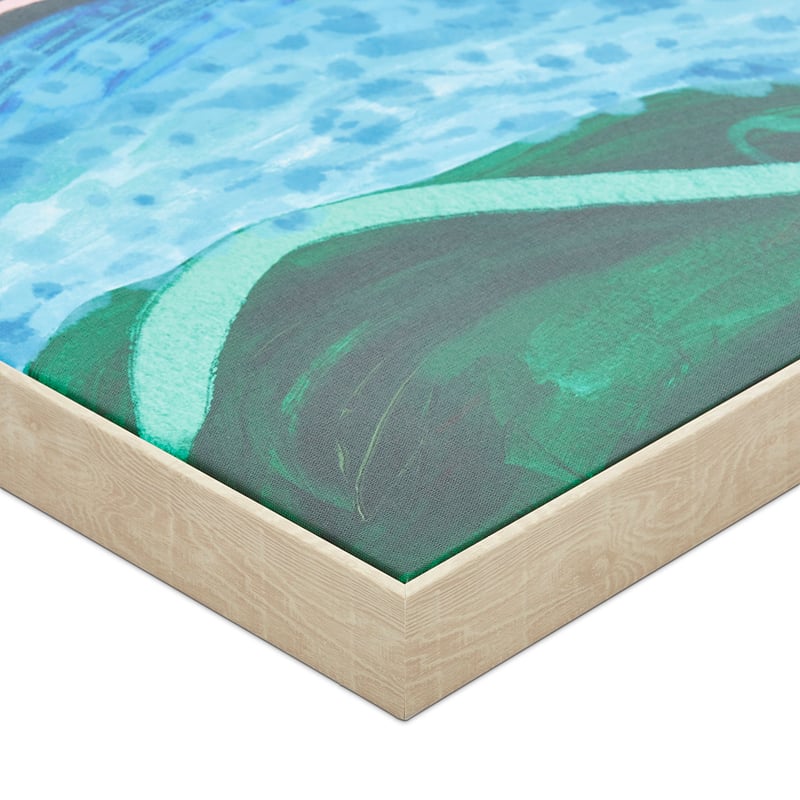 Organic River Landscape Canvas