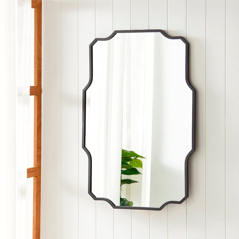Empire Black Rectangle Mirror